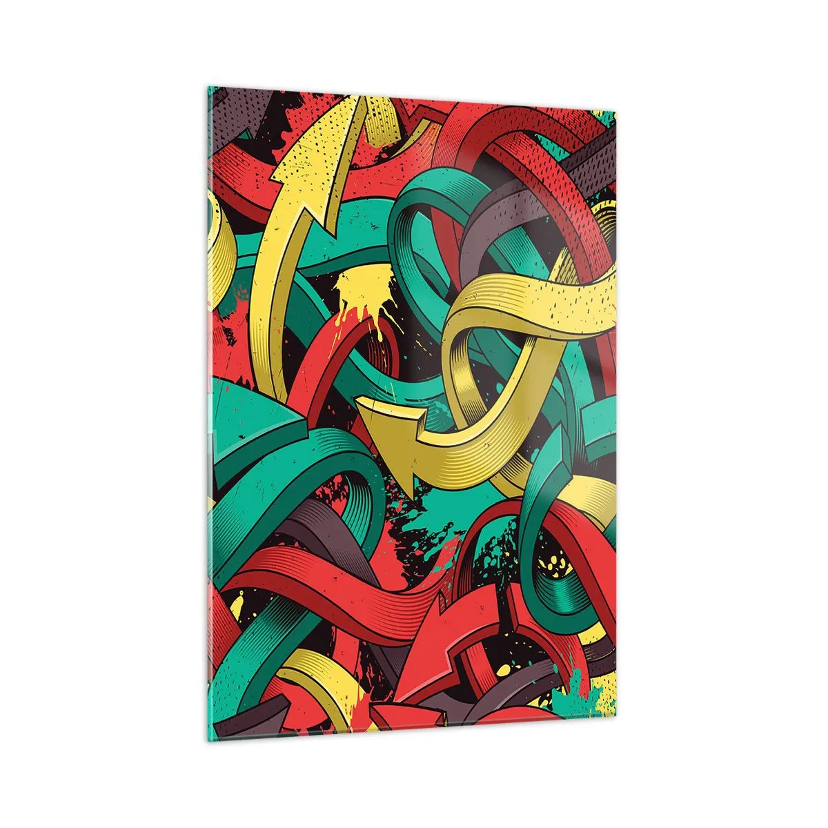 Billede på glas - Hvilken vej skal man gå? - 50x70 cm