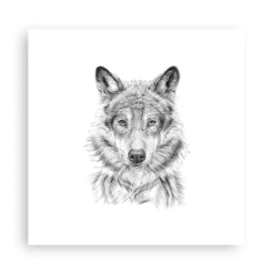 Plakat - En født leder - 30x30 cm