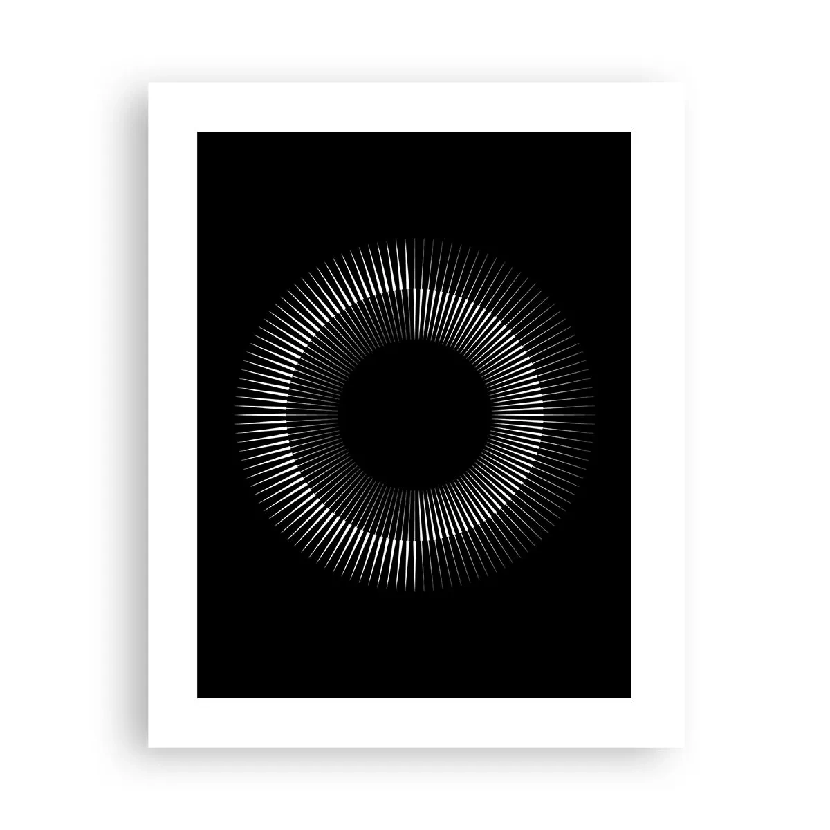 Plakat - Sort sol - 40x50 cm
