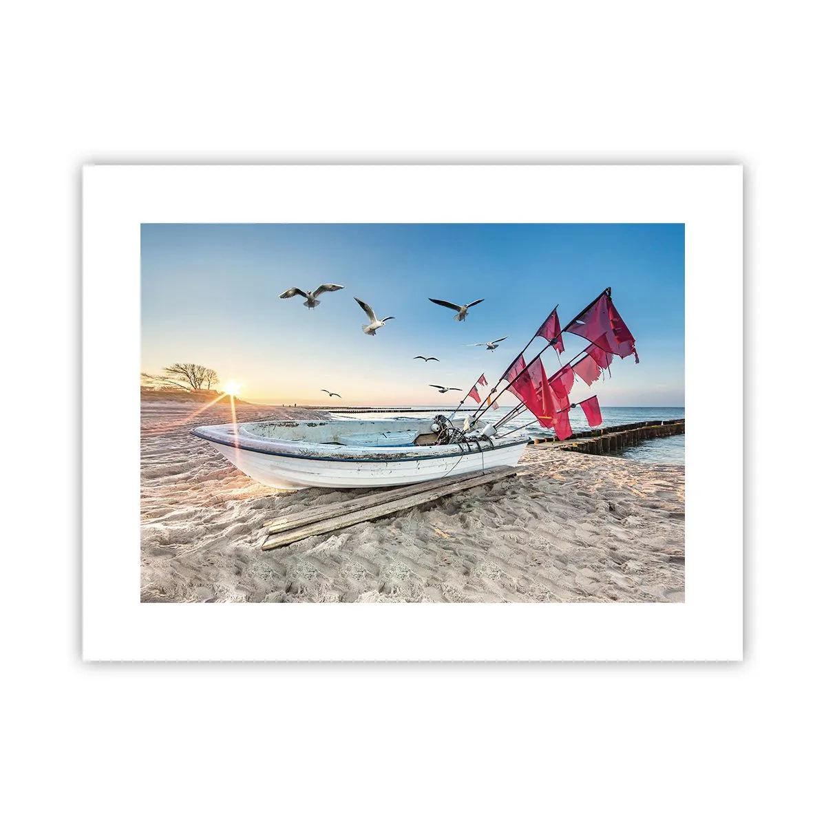 Plakat - Et velfortjent hvil - 40x30 cm