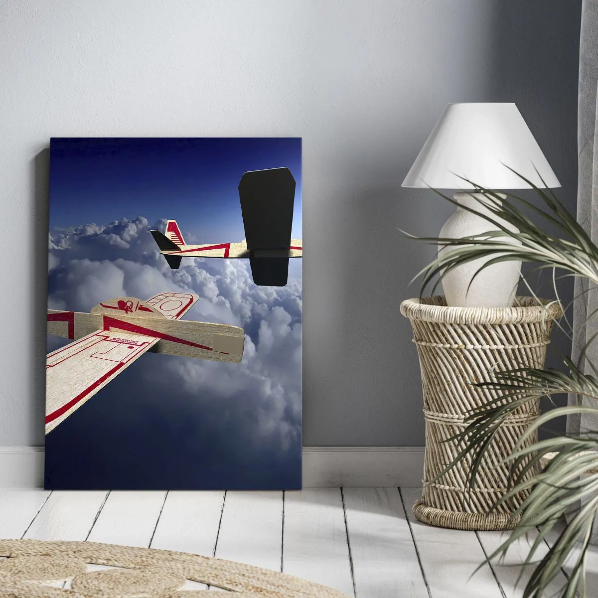 Lærredstryk - Billede på lærred - Endnu højere, endnu længere - 50x70 cm