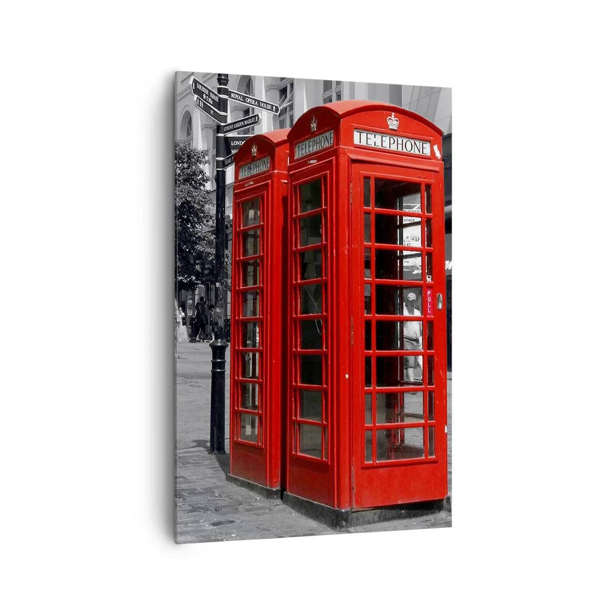 Lærredstryk - Billede på lærred - , - 80x120 cm