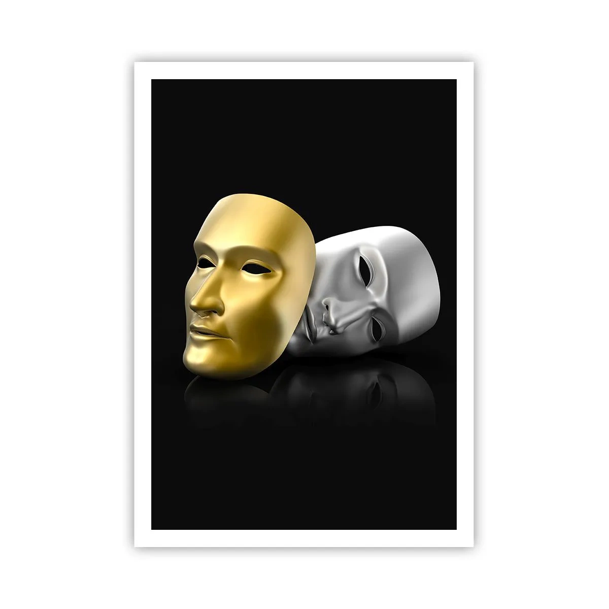Plakat - Livet er teater - 70x100 cm