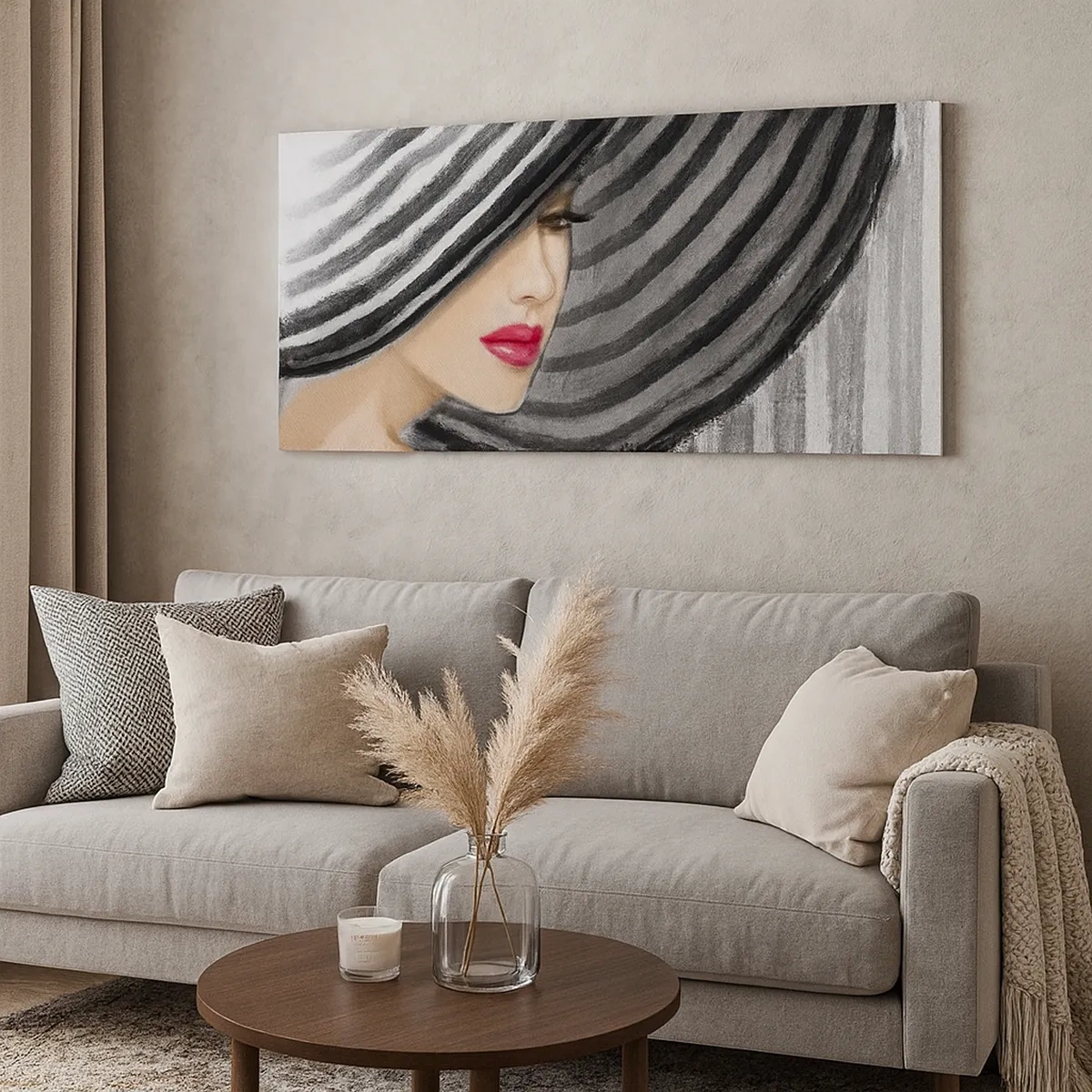 Lærredstryk - Billede på lærred - Hvor kan jeg finde dig? - 30x30 cm