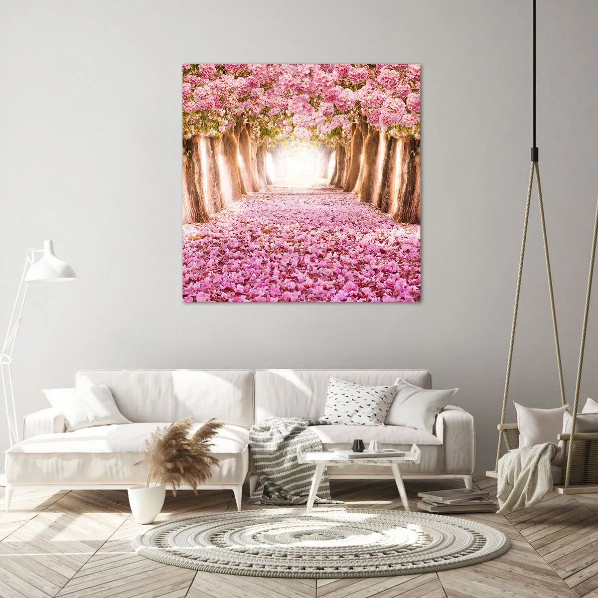 Lærredstryk - Billede på lærred - Vejen til paradis - 40x40 cm