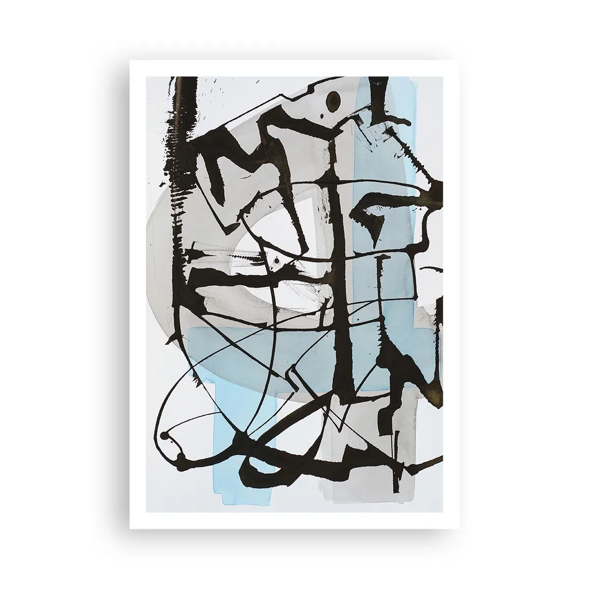 Plakat - Ikke desto mindre blå - 70x100 cm