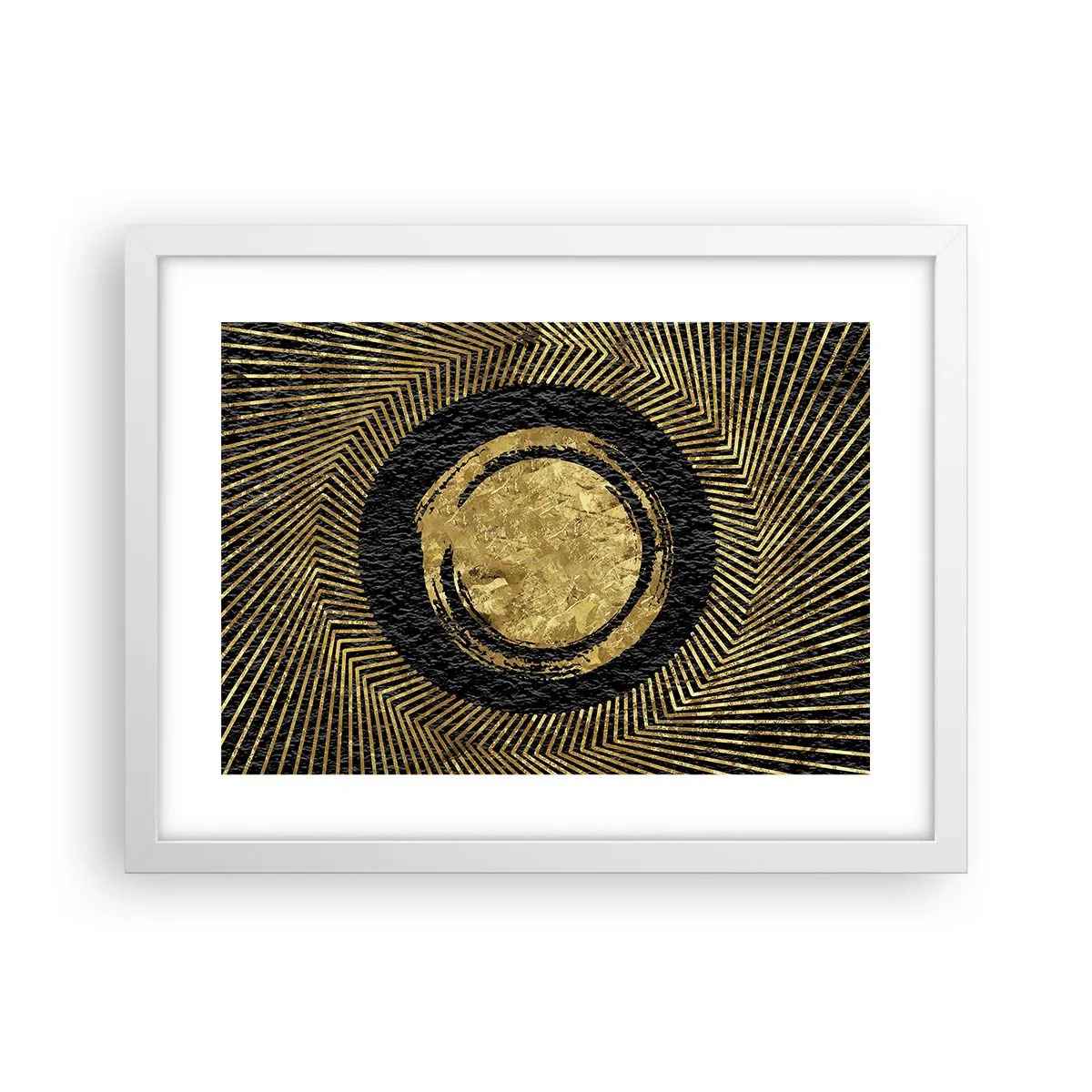 Plakat i hvid ramme - Glamour-komposition - 40x30 cm