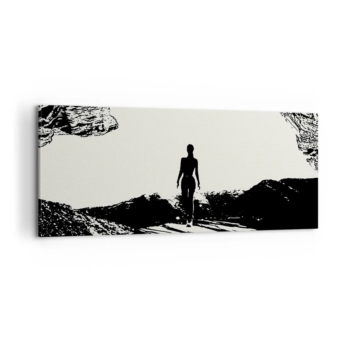 Lærredstryk - Billede på lærred - Et nyt udseende - 100x40 cm