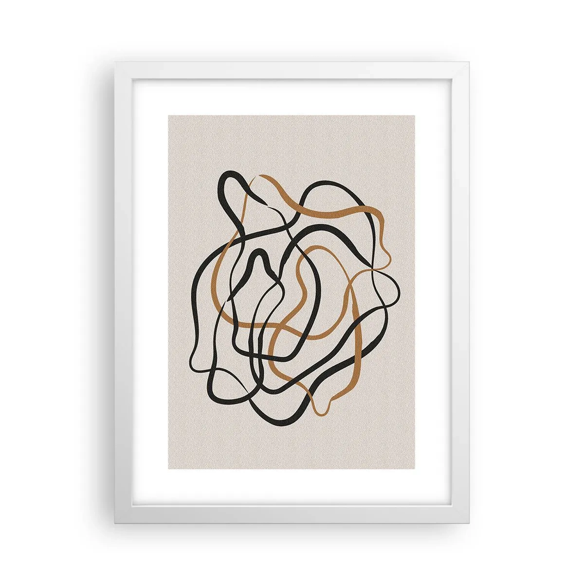 Plakat i hvid ramme - Alt er gået galt - 30x40 cm