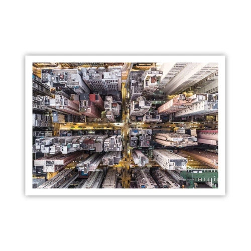 Plakat - Hilsner fra Hong Kong - 100x70 cm