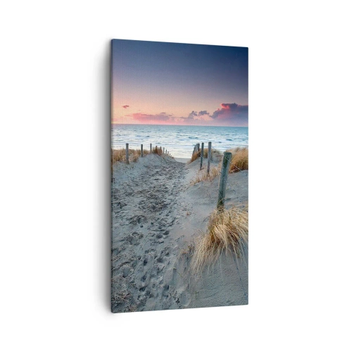 Lærredstryk - Billede på lærred - Du har udgydt en regnbue af strålende pragt.... - 45x80 cm
