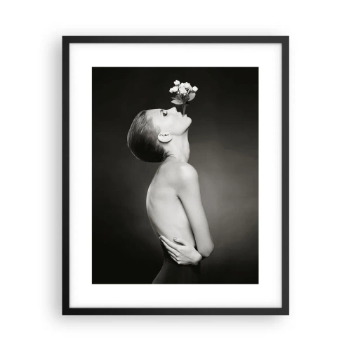 Plakat i sort ramme - Excentrisk elegance - 40x50 cm