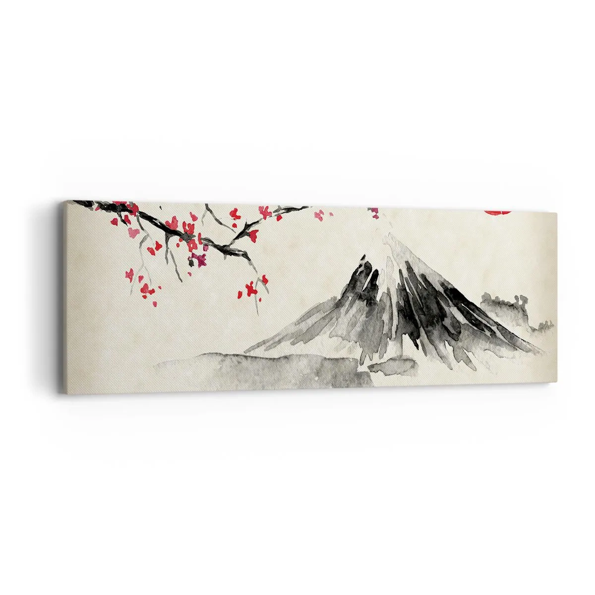 Lærredstryk - Billede på lærred - Bliv forelsket i Japan - 90x30 cm