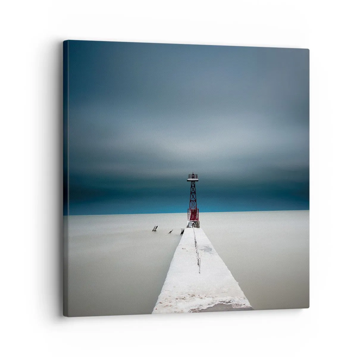 Lærredstryk - Billede på lærred - At møde det uendelige - 30x30 cm