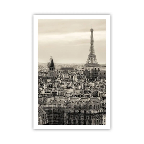 Plakat - Over Paris' hustage - 61x91 cm