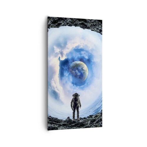 Lærredstryk - Billede på lærred - Ikke langt hjemmefra - 65x120 cm