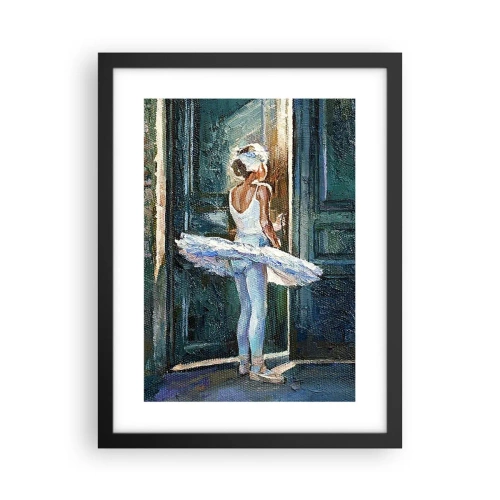 Plakat i sort ramme - Før showet - 30x40 cm