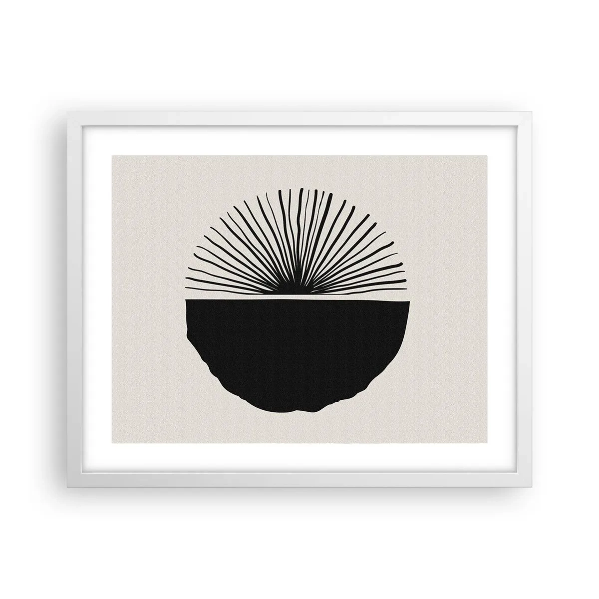 Plakat i hvid ramme - En vifte af muligheder - 50x40 cm