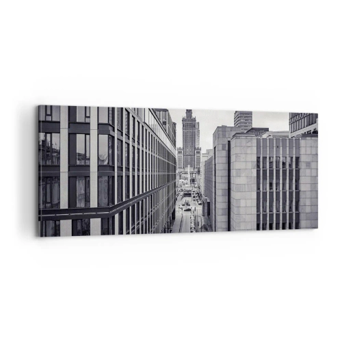 Lærredstryk - Billede på lærred - Warszawa dalen - 100x40 cm