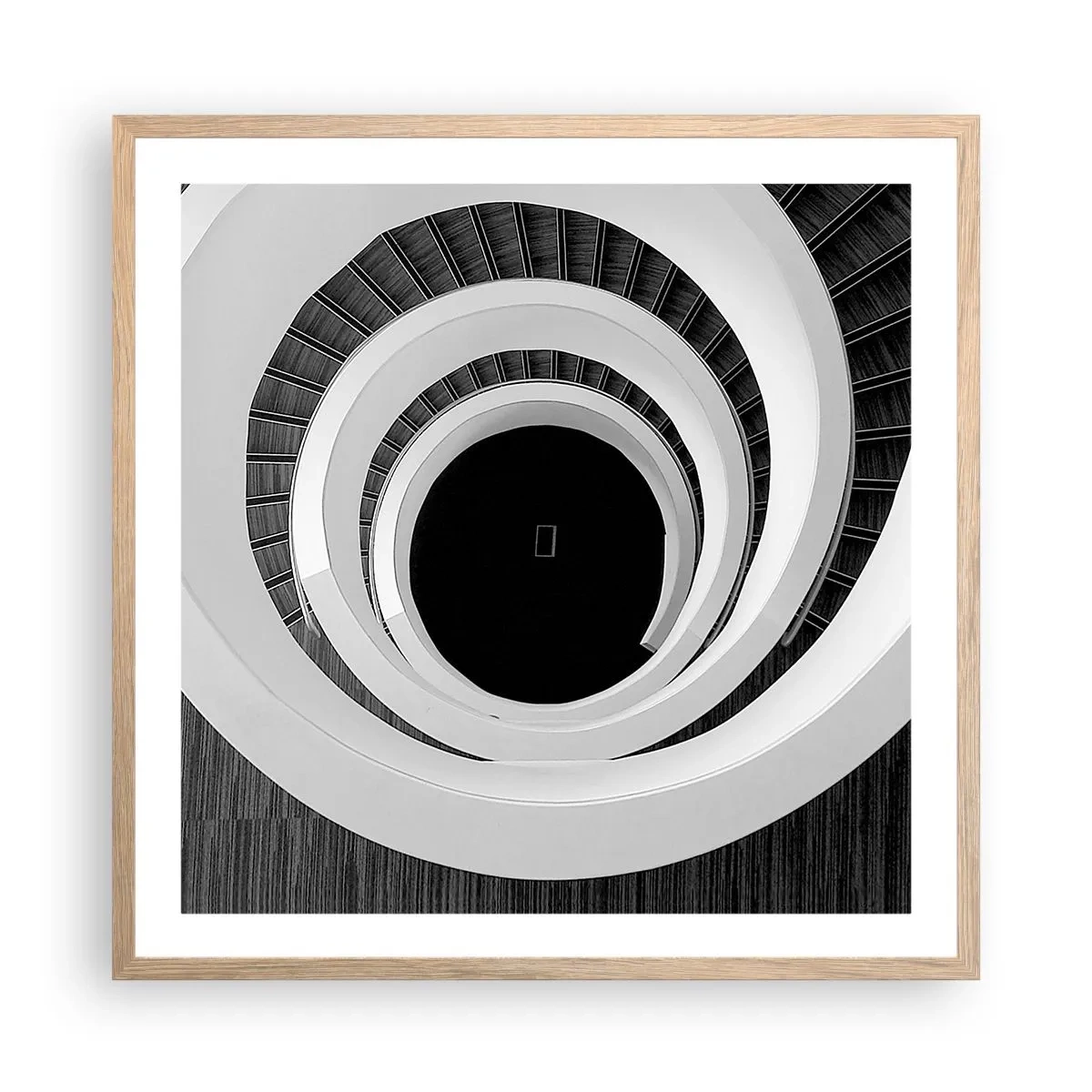 Plakat i ramme af lyst egetræ - Til sagen - 60x60 cm