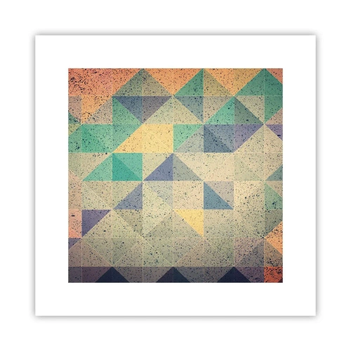 Plakat - Republikken trekanter - 30x30 cm