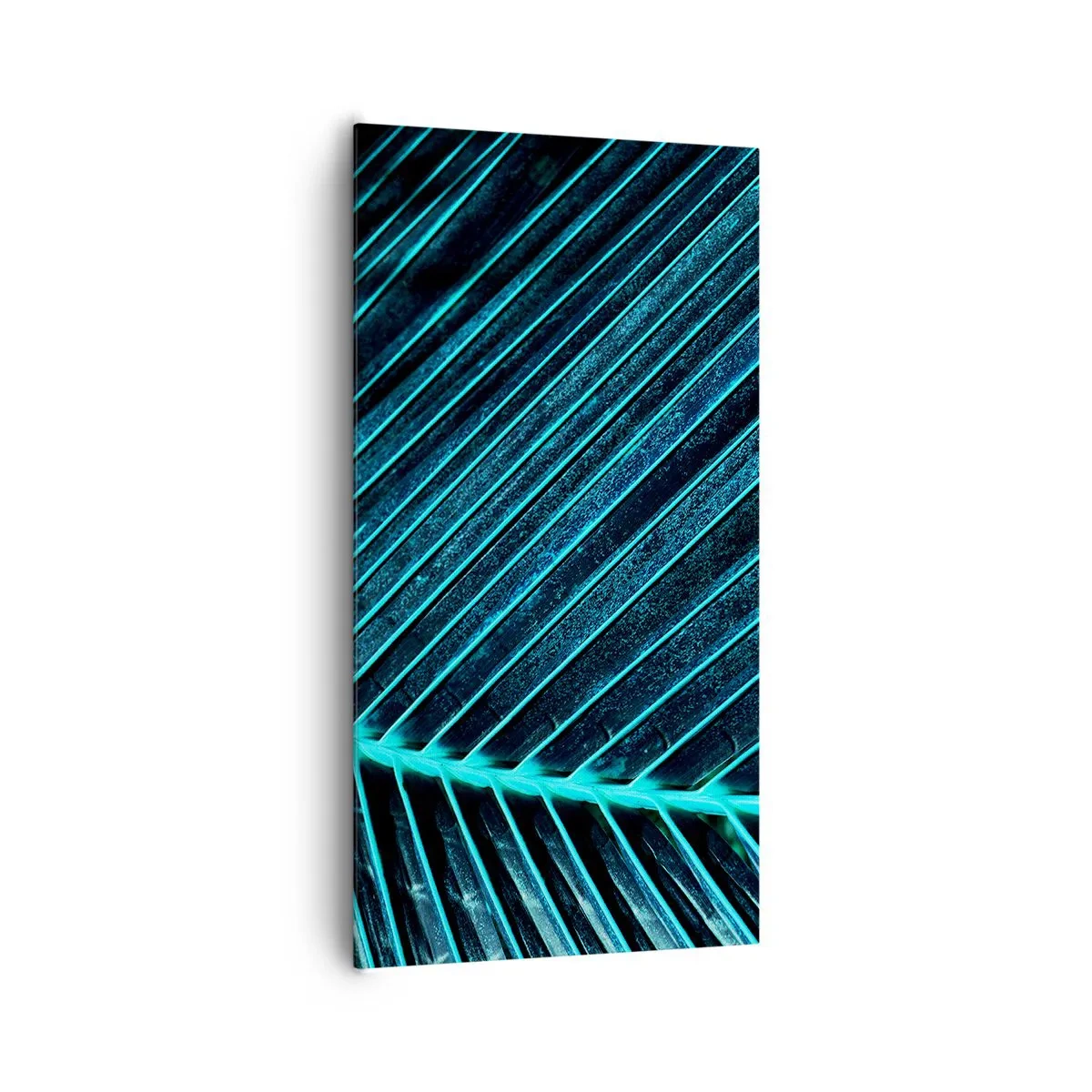 Lærredstryk - Billede på lærred - Tekstur af grønt - 65x120 cm