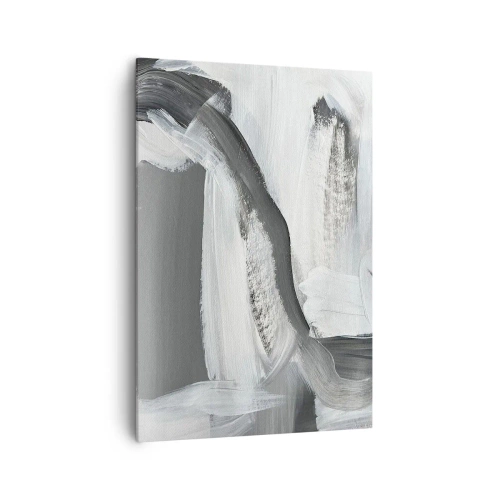 Lærredstryk - Billede på lærred - Med beslutsom bevægelse - 70x100 cm