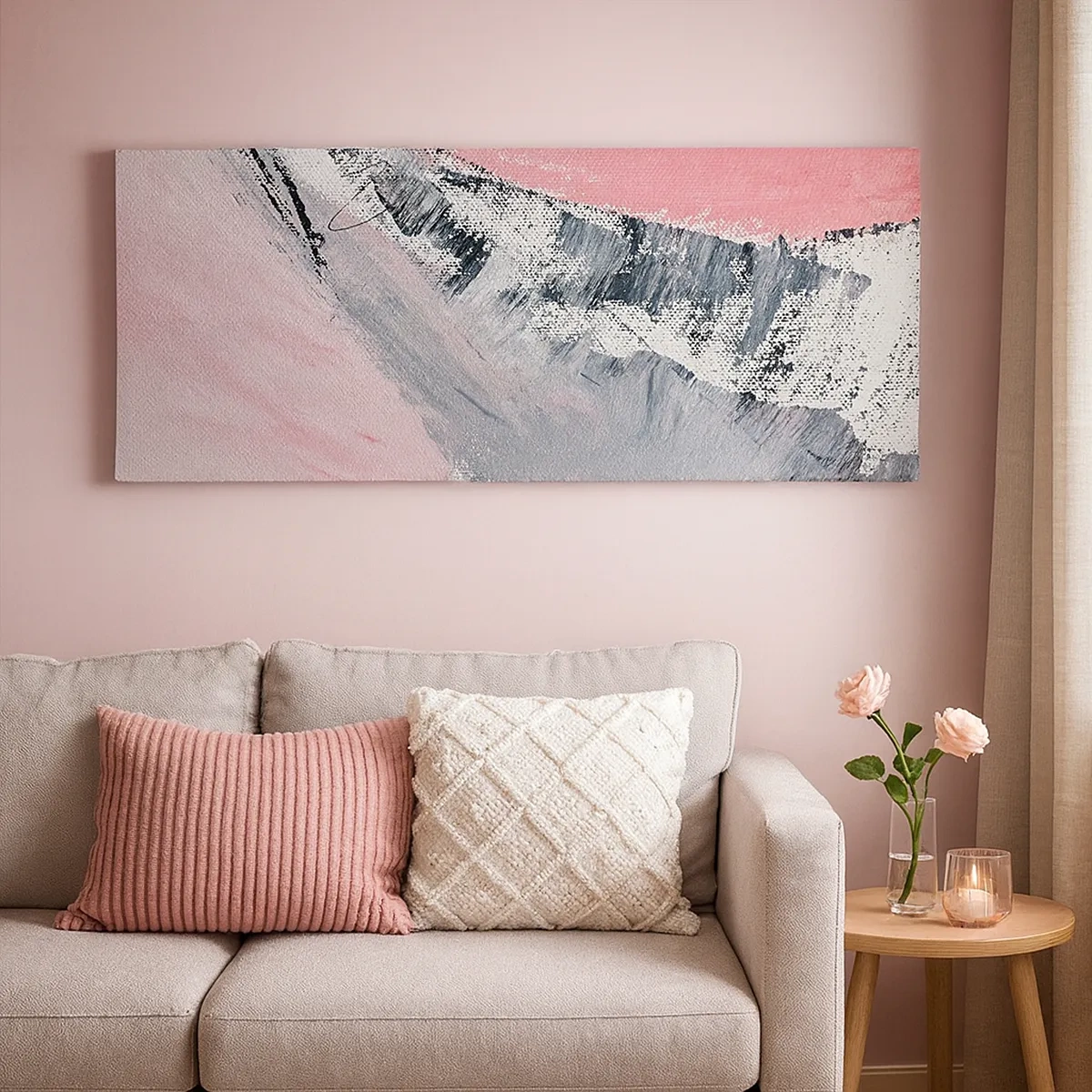 Lærredstryk - Billede på lærred - Matchende sammensætning - 30x30 cm