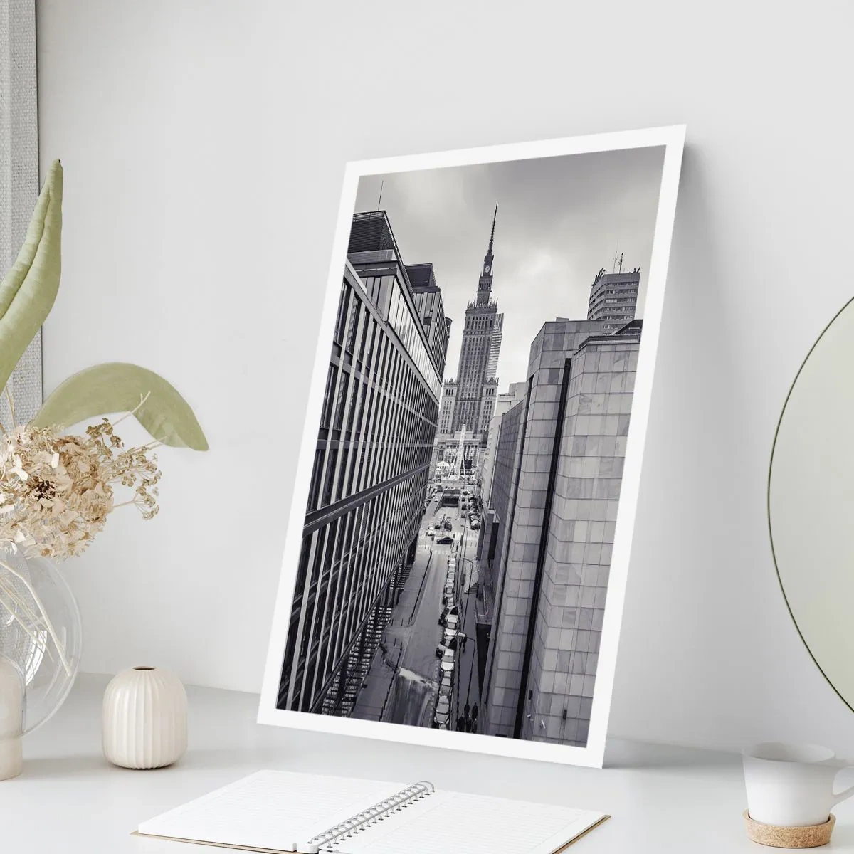 Plakat - Warszawa dalen - 70x100 cm