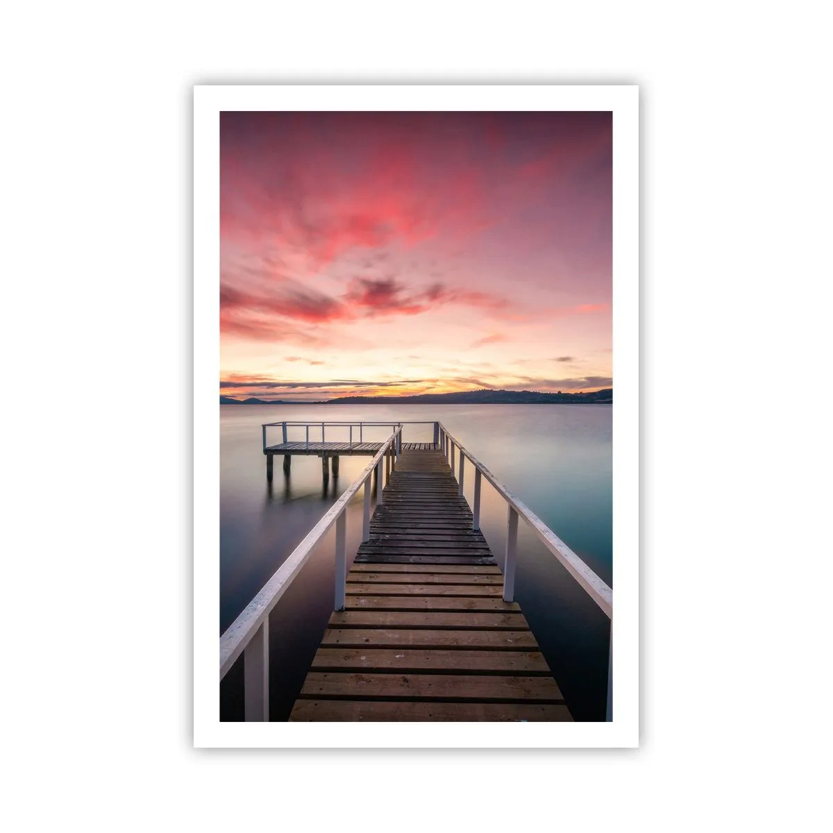 Plakat - Aftenens blide flamme - 61x91 cm