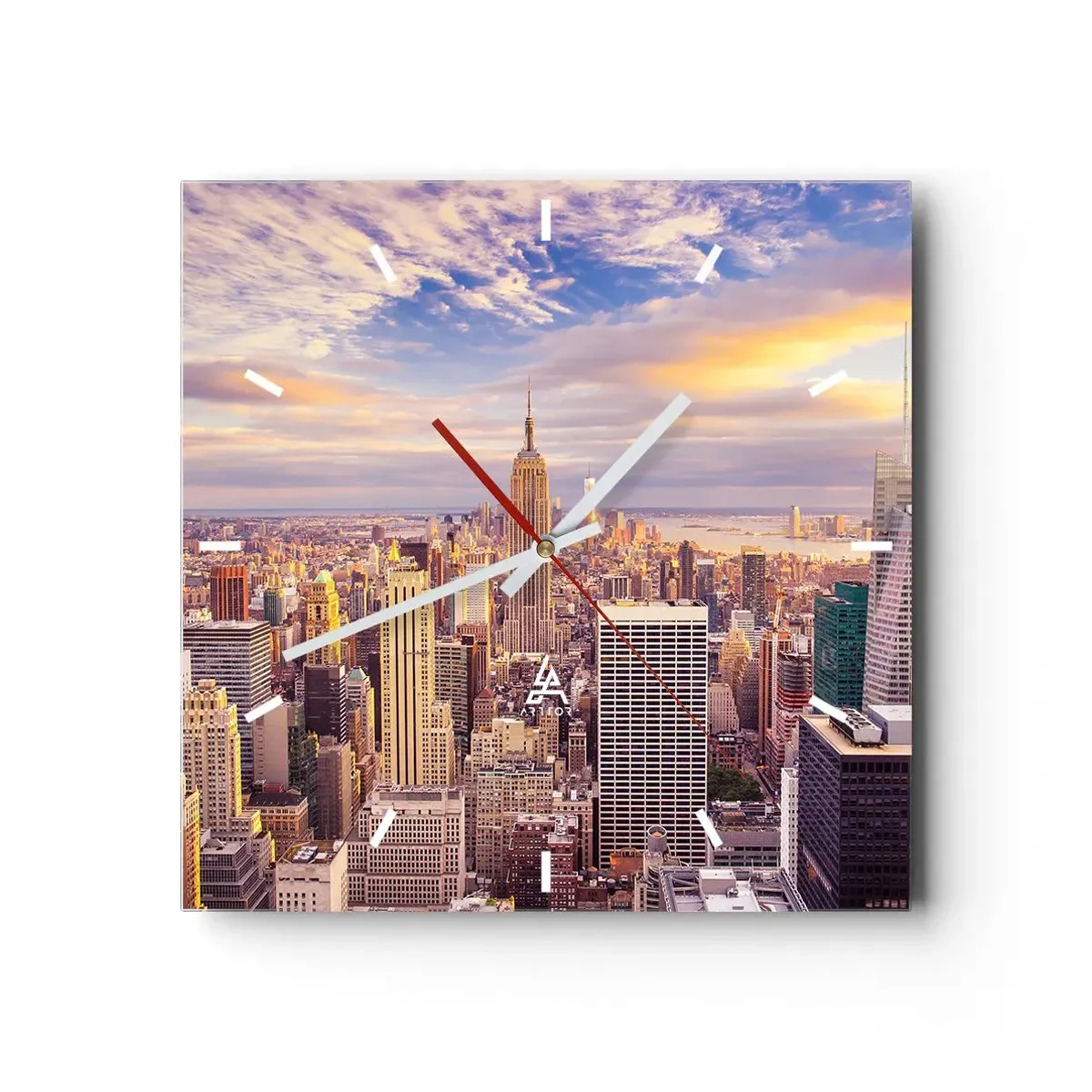 Vægur, Uret - Ræk ud efter skyerne selv - 40x40 cm