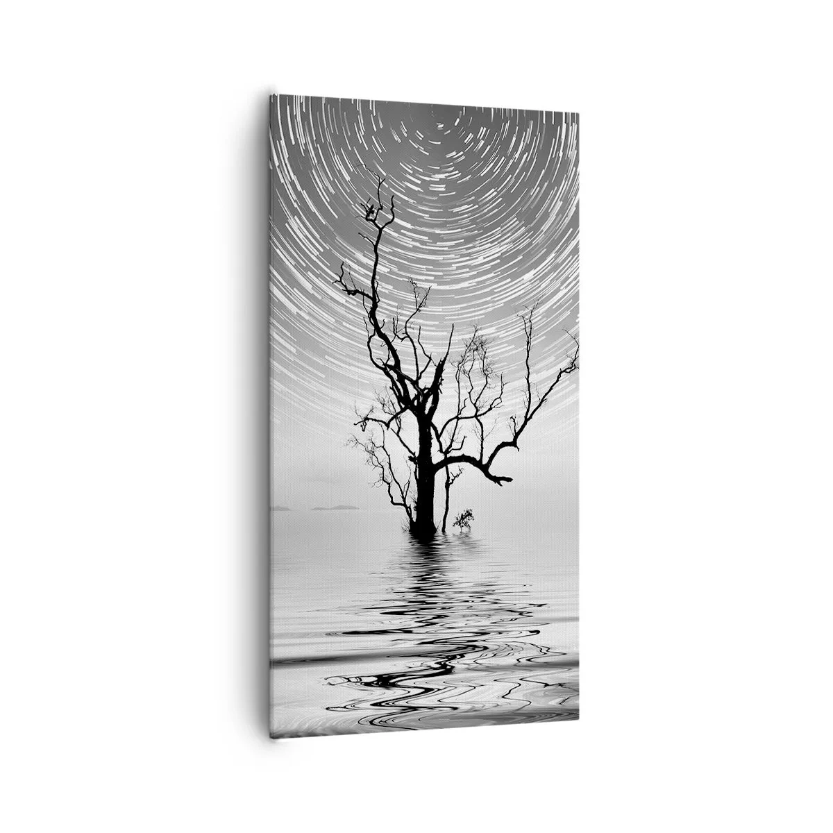 Lærredstryk - Billede på lærred - En natursymfoni - 65x120 cm