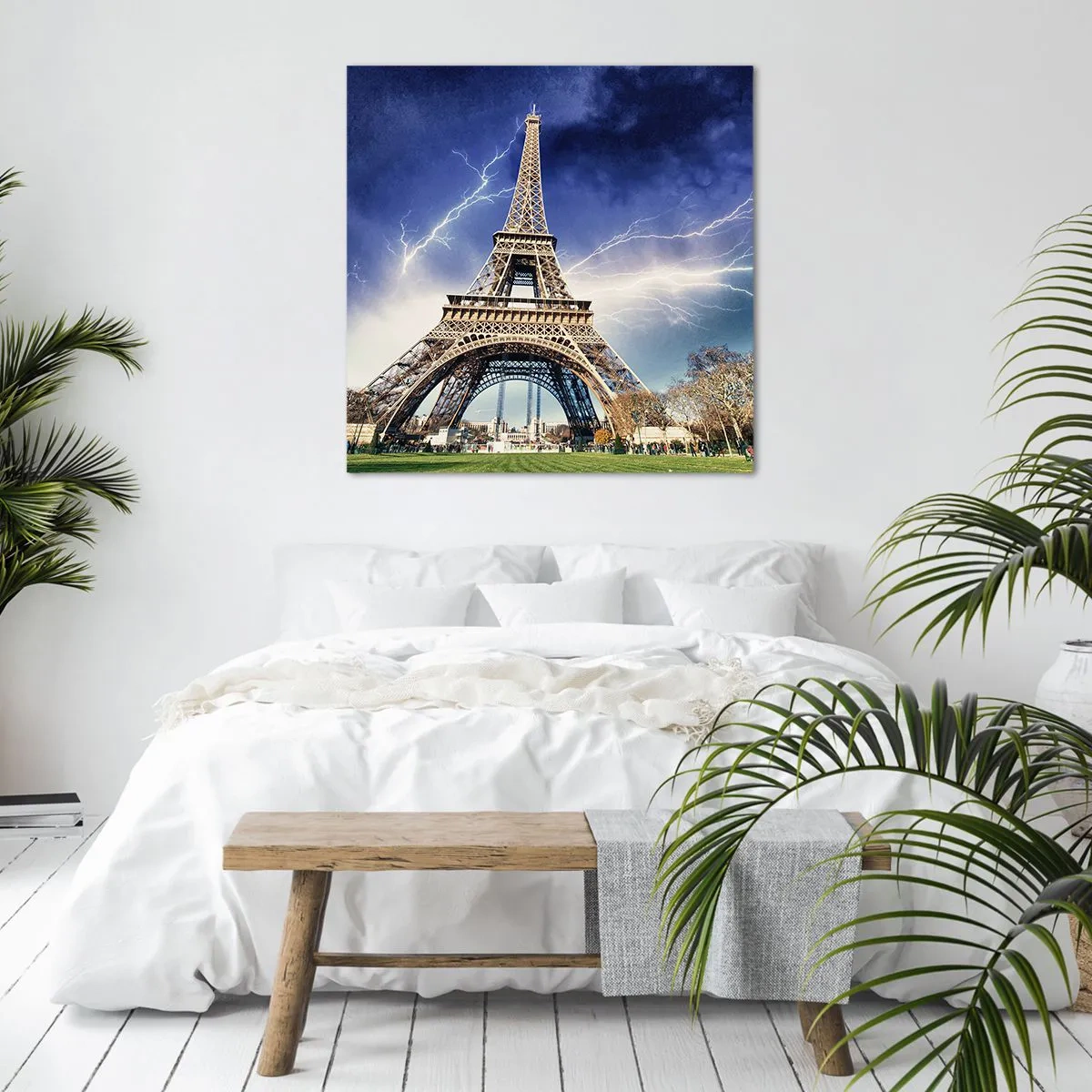 Lærredstryk - Billede på lærred - Stormens herskerinde - 60x60 cm