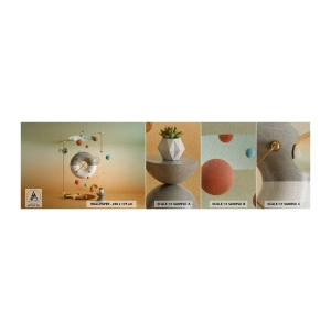 Prøve Fototapet Premium Sand - Alt kan ske - Abstraktion, Surrealisme, 3D - 100x30 cm