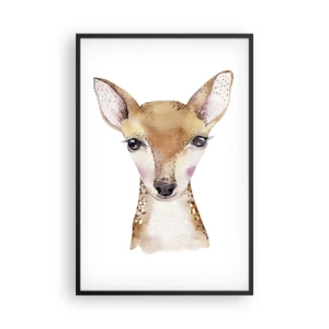 Plakat i sort ramme - Uskyldighedens natur - 61x91 cm