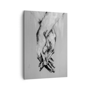 Lærredstryk - Billede på lærred - Begyndelsen ... - 50x70 cm