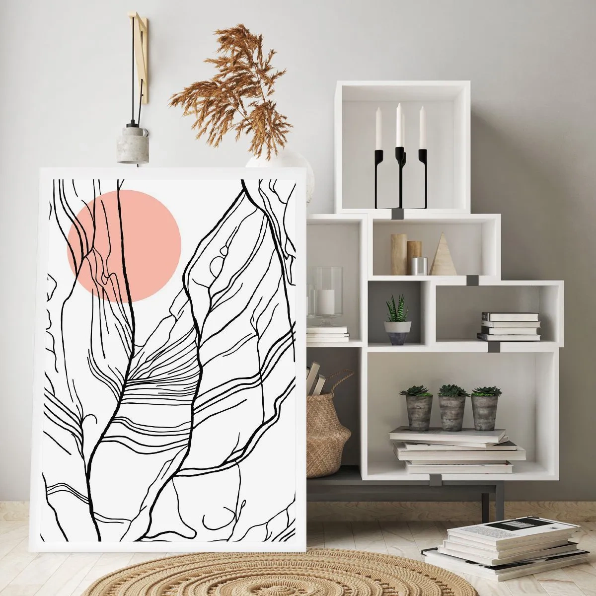 Plakat - I et netværk af kviste - 50x70 cm