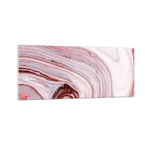 Billede på glas - Lige frem og derefter til højre ned - 100x40 cm