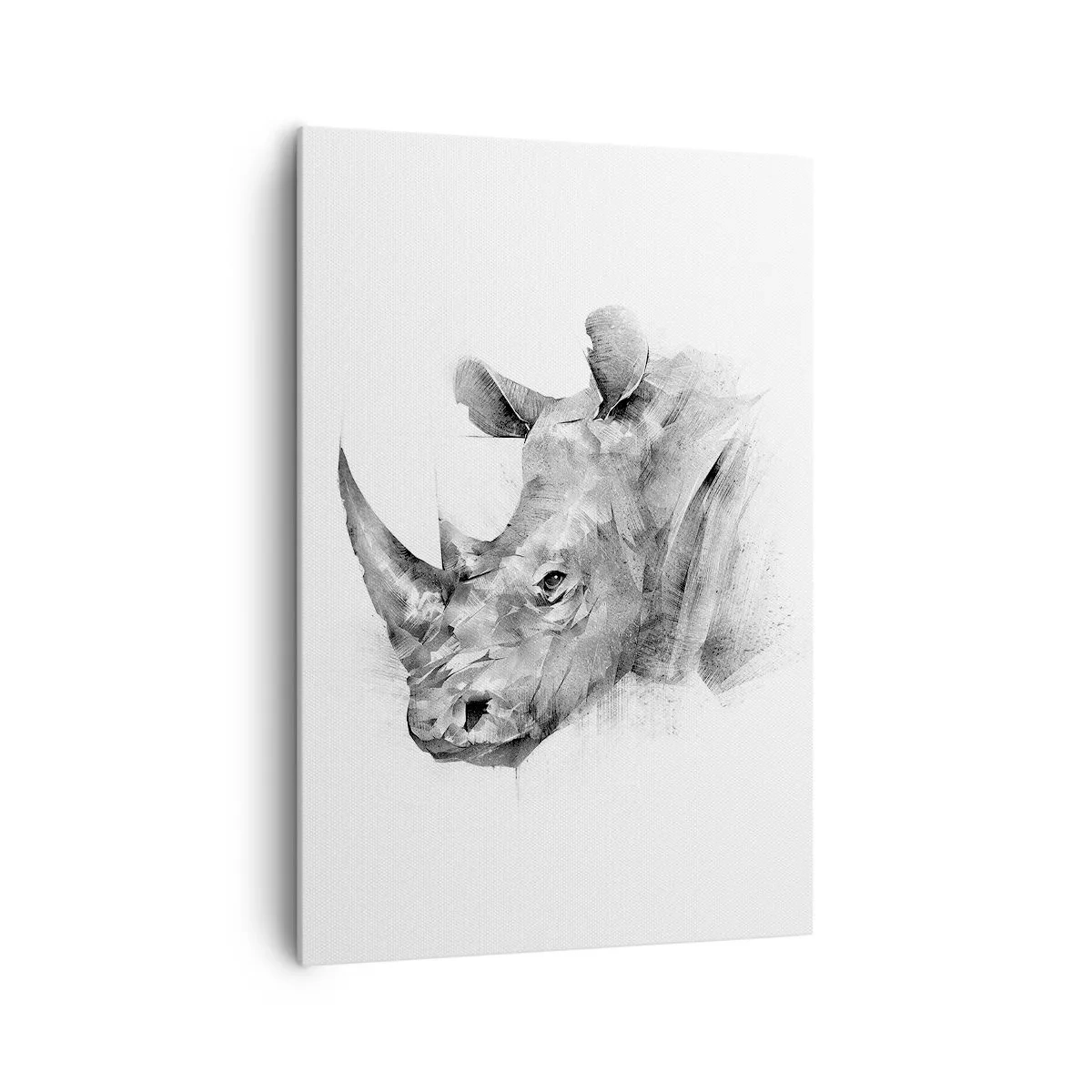 Lærredstryk - Billede på lærred - Afrikansk portræt - 70x100 cm