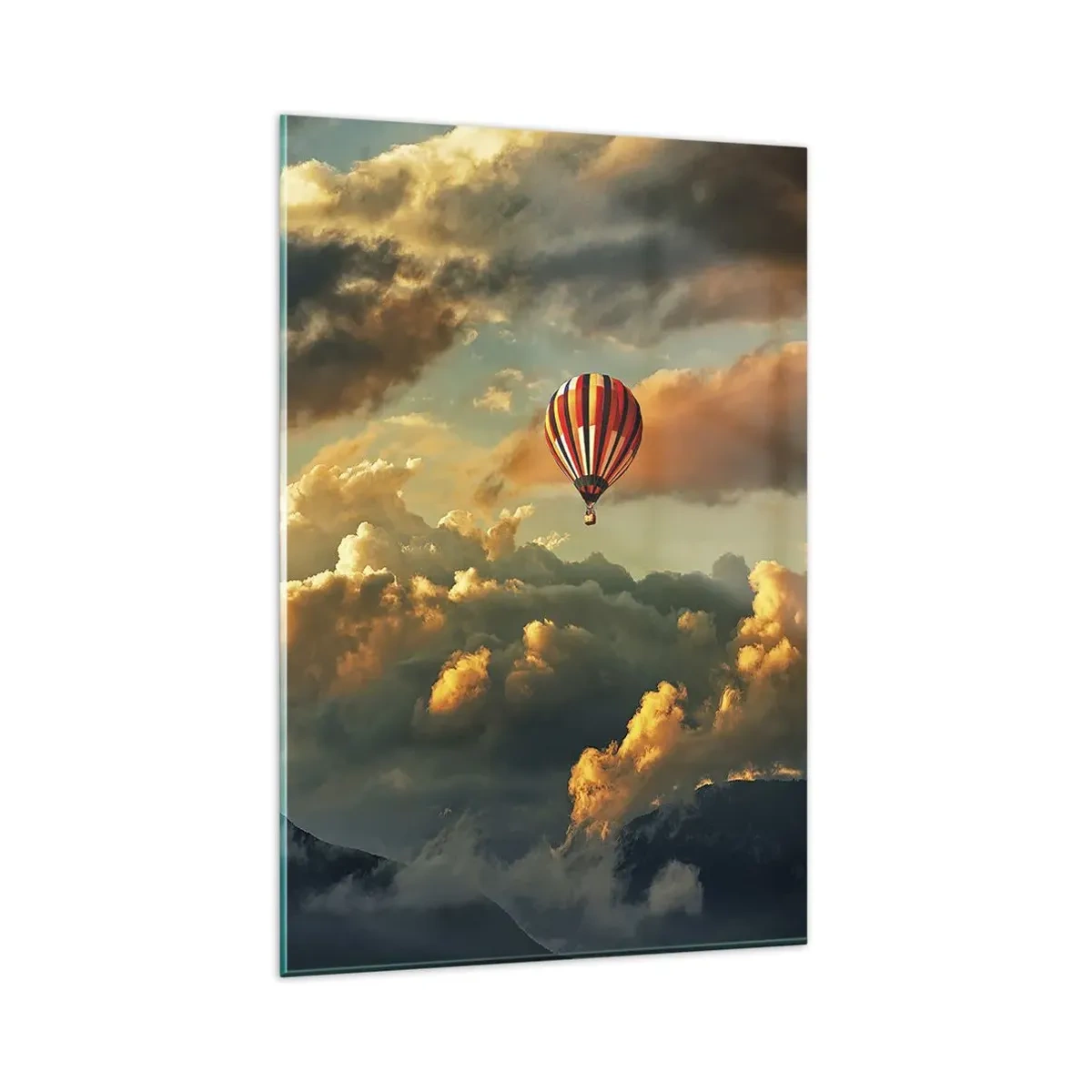 Billede på glas - Jeg går, fordi jeg vil - 80x120 cm