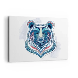 Lærredstryk - Billede på lærred - Eviva Grønland! - 100x70 cm