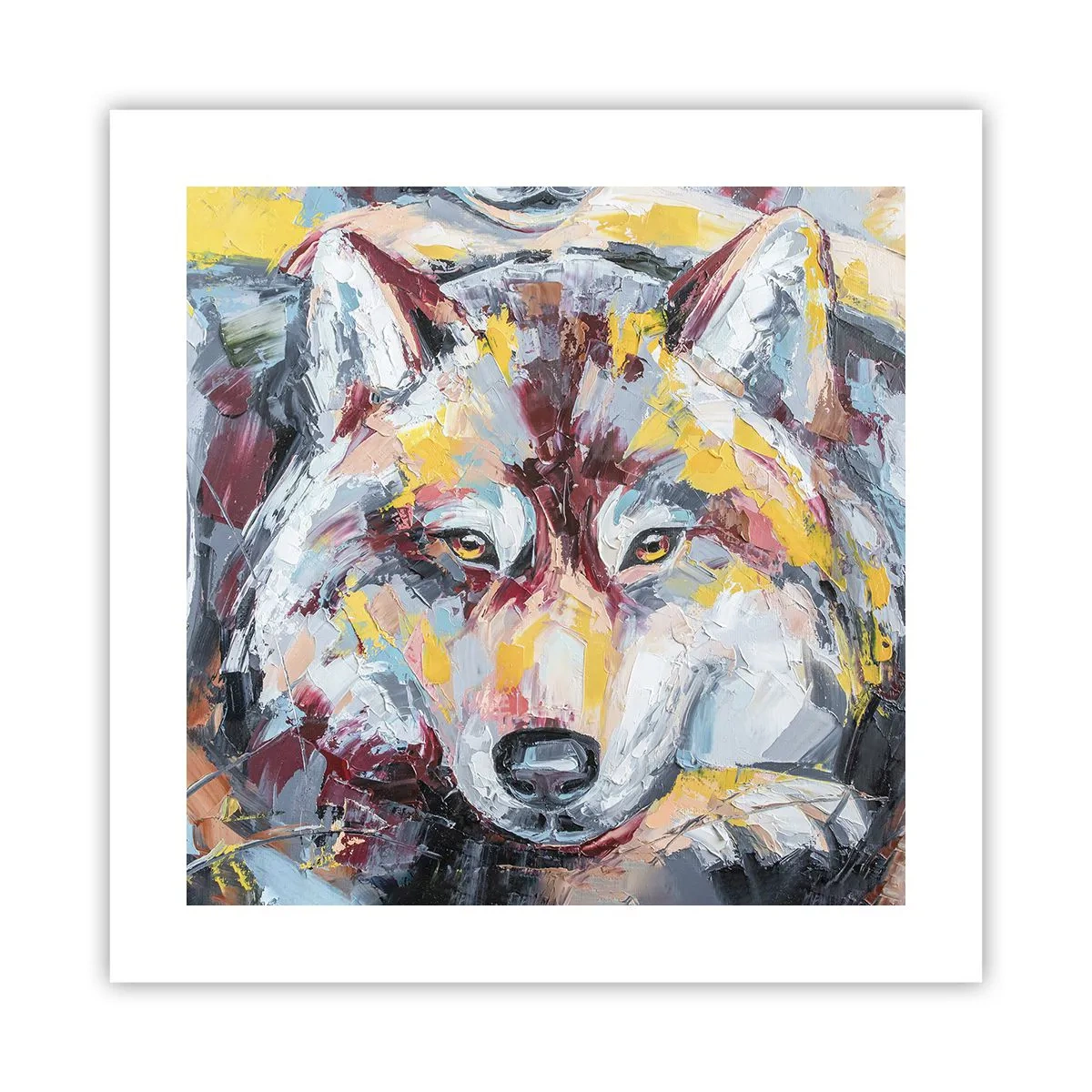 Plakat - Fred blandt kære - 40x40 cm