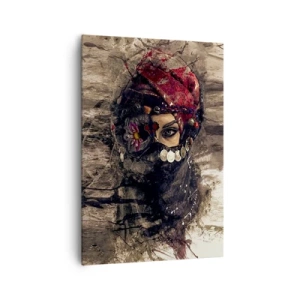 Lærredstryk - Billede på lærred - Foruroligende for at sige det mildt - 70x100 cm