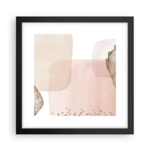 Plakat i sort ramme - Et kig gennem farver - 30x30 cm