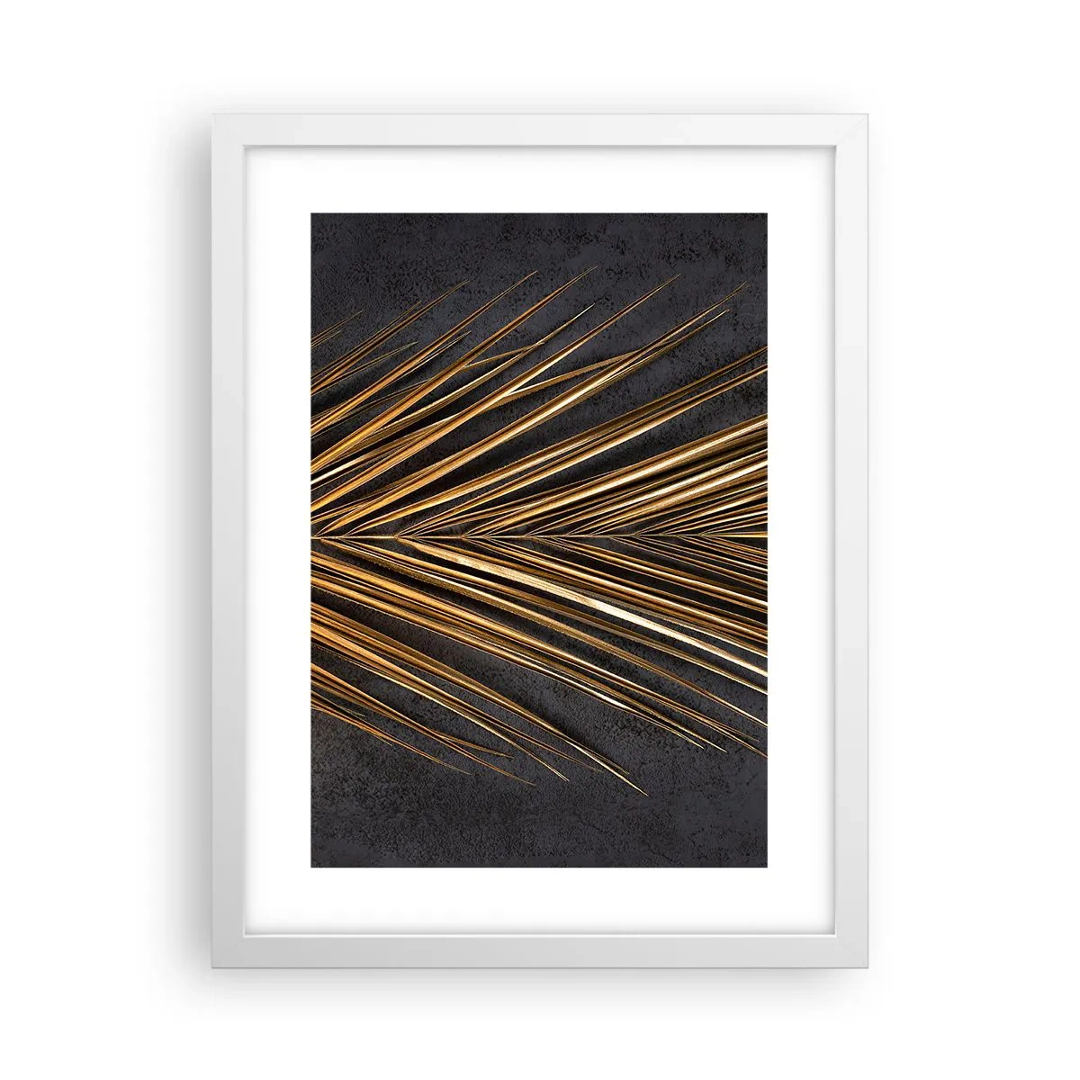 Plakat i hvid ramme - Tropernes guld - 30x40 cm