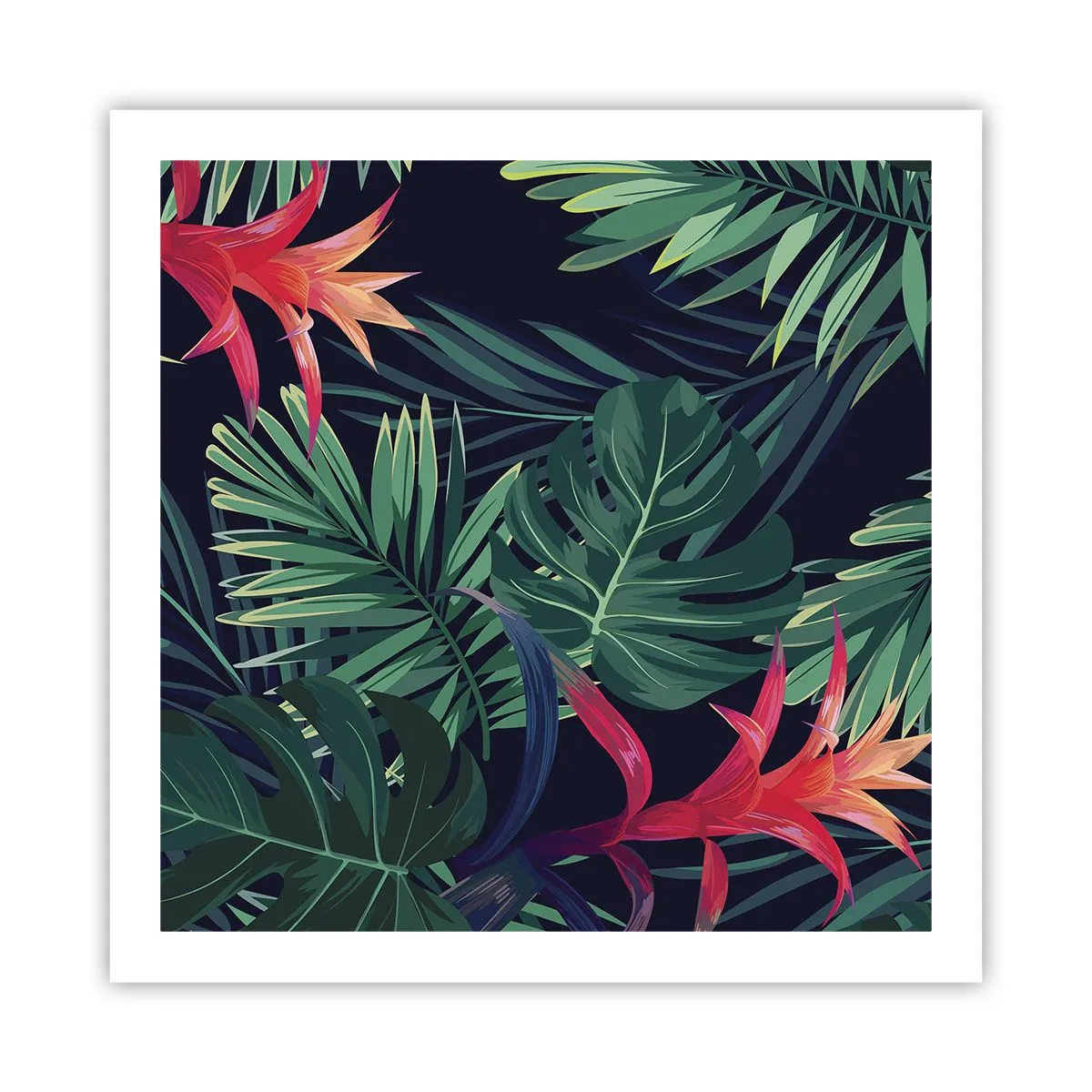 Plakat - Brænd i grønt - 60x60 cm