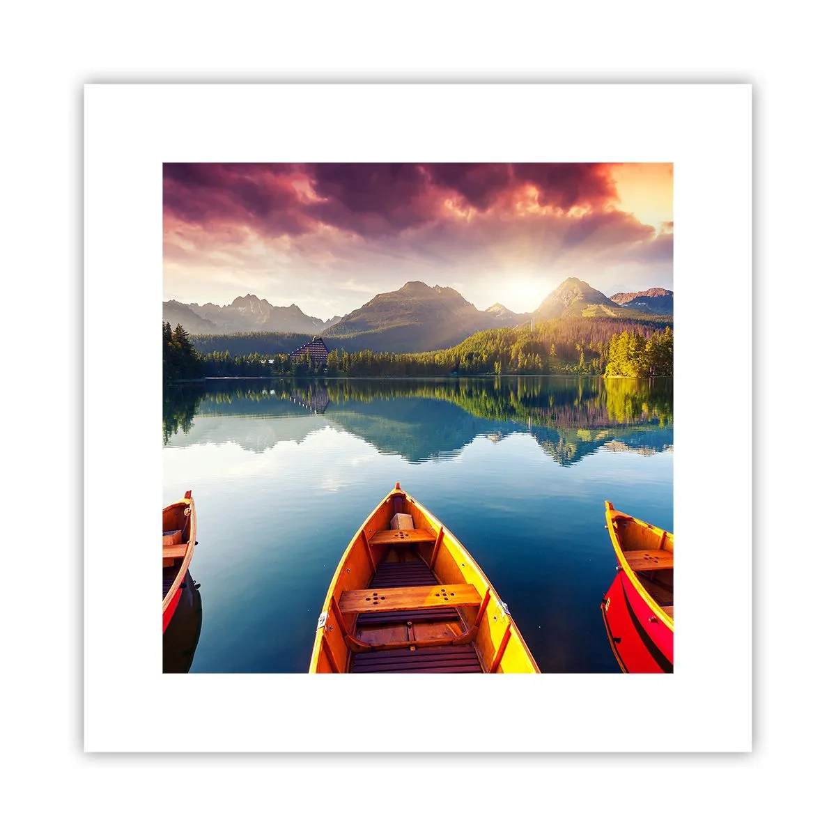 Plakat - Intet imod naturen - 30x30 cm