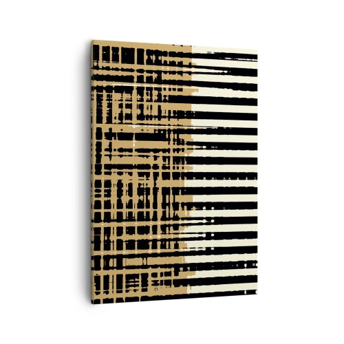 Lærredstryk - Billede på lærred - Arkitektonisk abstraktion - 50x70 cm