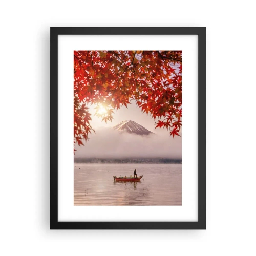 Plakat i sort ramme - I en japansk atmosfære - 30x40 cm
