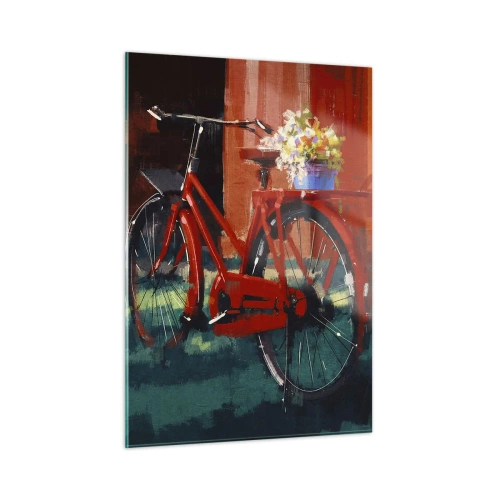 Billede på glas - I want to ride my bicycle - 50x70 cm